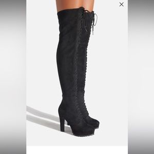 Remi over the knee boot. Wide calf